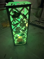 8 PIECES light up happy Halloween birthday party centerpieces