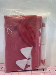 Large Pink & White Happy Birthday Yard Banner 98”x18” with Brass Grommets New