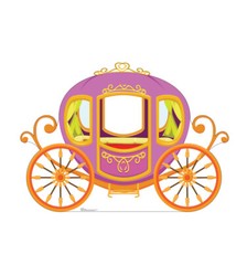 DISNEY PRINCESS CARRIAGE THEME PARTY LIFESIZE STANDUP STANDEE CUTOUT STANDIN SET