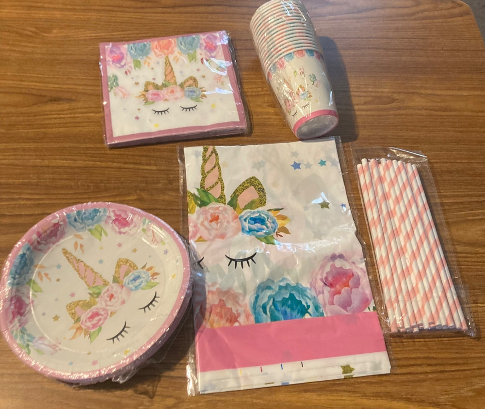 Unicorn party supplies