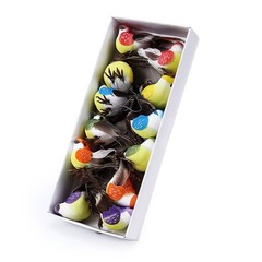 Christmas Artificial bird Fake Decoration Display Feather Garden Ornament