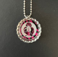 Monster High themed necklaces / 15 Party Favors / friend gift / birthday /Easter