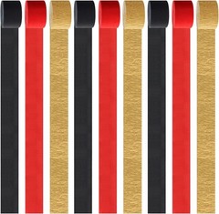 Red-Black Gold Casino-Theme Party-Decorations Streamers – 9 Rolls Graduation …