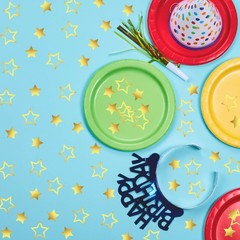 Confetti Star Glitter Table Scatter Metallic Birthday Wedding 2 Size Gold