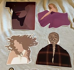 Taylor Swift Birthday Party Supplies / Hanging Banner & Cupcake Toppers – New