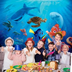 Finding Nemo Party supplies Backdrop Banner Photography Birthday Gift 7x5ft