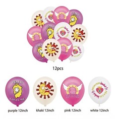 Super Mario Princess Peach Birthday Party Supplies Balloon Banner Cake Toppers