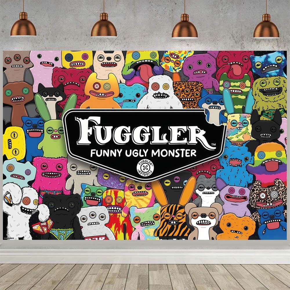 Fuggler Party Supplies Banner Backdrop Vinyl 5x3ft 7x5ft Birthday Decor