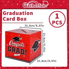 Graduation Decorations 2026 Grad Card Box for Gift Graduation Party Favors Decor
