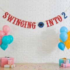 Spider 2nd Birthday Party Banner Boys Birthday Party Backdrop Decor, 2nd Birthda