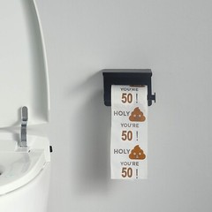 3-Ply 50th Birthday Toilet Paper with Funky Designs – Novelty Gift Ready