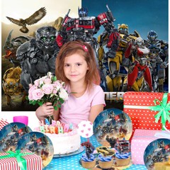 Transformers Rise Of The Beasts Party Supplies Birthday Plates Balloons Banner