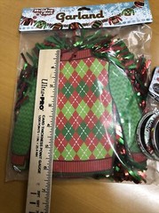 Christmas Ugly Sweater Garland & Pinback Buttons Party Decorations – NEW!