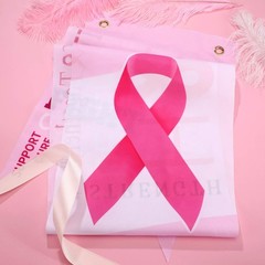 4 Pieces Breast Cancer Banner Breast Cancer Awareness Accessories Decorations Po