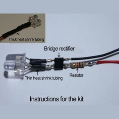 1 Piece Resistor 1 KOhm Flicker Control 3mm 9-12V Hot Sale Replaceable Brand New