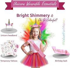 Deluxe Unicorn Birthday Party Decor with Soak-Proof Plates & Fun Accessories