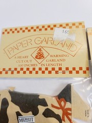 2 PACKS NOS VINTAGE MIDWEST IMPORTER PAPER GARLAND 🐄 COWS 100″ MADE IN TAIWAN