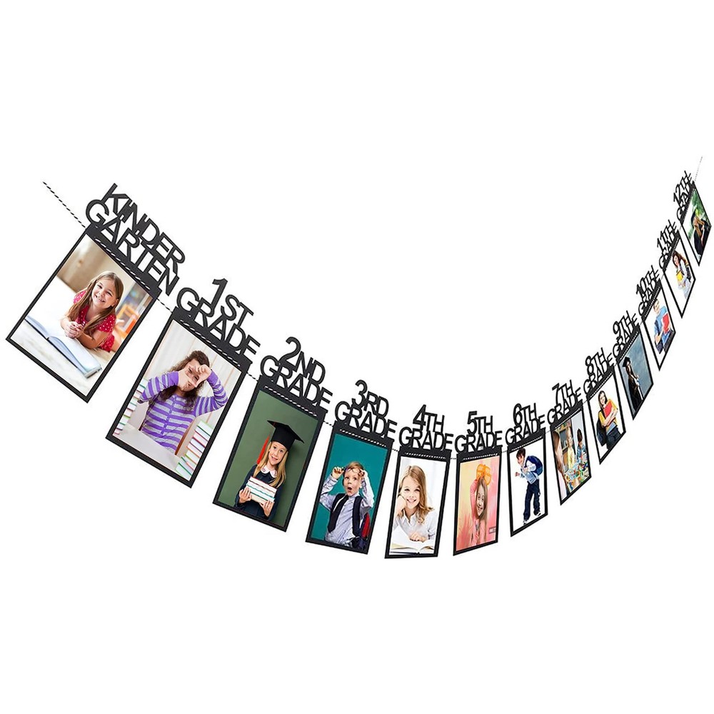Graduation Photo Banner for Party 5.1 inches x 9 inches, Black(4×6»)