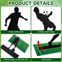 13 Pcs Soccer Party Table Decorations Soccer Table Centerpieces Soccer Player…