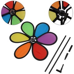 Flower Windmill Spinner Wind Home Garden Decorative Yard Patio Outdoor Ornaments