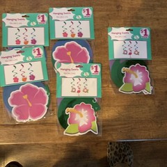 Hawaiian Tropical Beach luau Party Decorations New