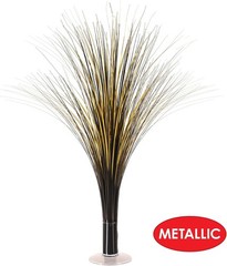 Plastic Metallic Black And Gold Spray Centerpieces For Happy NewYear Decorations