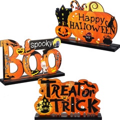 3 Pcs Halloween Centerpieces for Tables Happy Indoor Table Decorations Pumpkin T