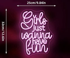 80’S Theme PARTY DECOR / Girls Just Want…Fun NEON – Huge Lot Banners, Favors +