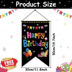 chiazllta Happy Birthday Banner