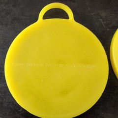 8 Plastic Balloon Weights Blue Red Yellow Smile Happy Face Vintage Zibi-Core