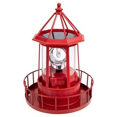 Solar Rotating Lighthouse LED Light for Garden Patio Pathway and Lawn Lighting