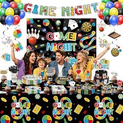 Family Game Night Party Decorations for Birthday, Family House Board Gaming