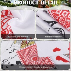 Preboun 2 Pcs Wonderland Party Decoration Aisle 118 x 16 inches, Multi Color