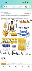 Corona Beer Theme Birthday Black Gold Steeler Party Balloons Stars Decorations