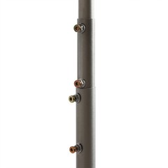 Backdrop Support with Metal Steel Base Silver Decorative Stand Easy to Install