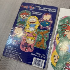 Lot 3 NEW Rugrats 1998 DesignWare Decorations Pack of 6 Vtg NOS Nickelodeon 90’s