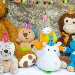 «10 Glitter Mini Birthday Party Hats for Kids, Pets & Stuffed Animals»