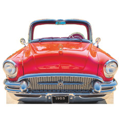 SS11040 Classic Red Car Coupe 1955 Stand in Cardboard Cutout Standee Standup
