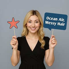 Nautical Sailing Party Photo Booth Props, 20-Piece Ocean and Captain Themed D…