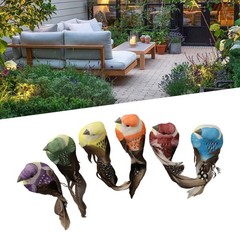 Christmas Artificial bird Fake Decoration Display Feather Garden Ornament