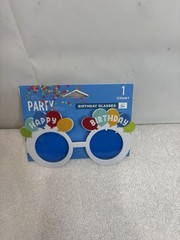 It’s Party Time Kids Happy Birthday Fashion Fun Glasses Ages 3+