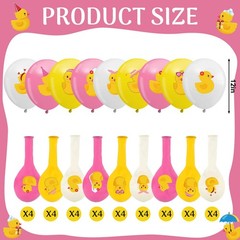 40 Pcs Duck Balloon Duck Themed Party Decorations 12 Inch Foil Balloons Blue …