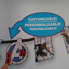 Marvel Avengers Lot of Birthday Party Scene Setters, Banners & Vinyl Cutouts