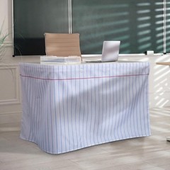 6ft Notebook Desk Skirt for Teacher Rectangular Tablecloth – Classroom Decor, Ba