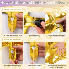 Purple and Gold Graduation Decorations 2026, Purple Gold Graduation Balloon A…