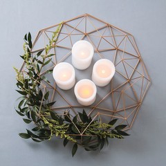 Fun Express Bulk Gold Geometric Frame Centerpieces 6 Pieces