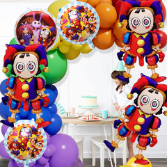 Amazing digital circus BALLOON Party Supplies birthday decoration cupcake topper