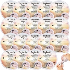 Tradder 50 Pcs Christian Religious Church Fans Folding Hand Fans Wedding Fans…