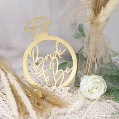 Bride to Be Table Sign,Bridal Shower Table Centerpiece,Just Married Banner Weddi