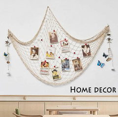 1pc Beach Theme Fish Net Party Decoration 39x79in Home Bedroom Decor – NEW